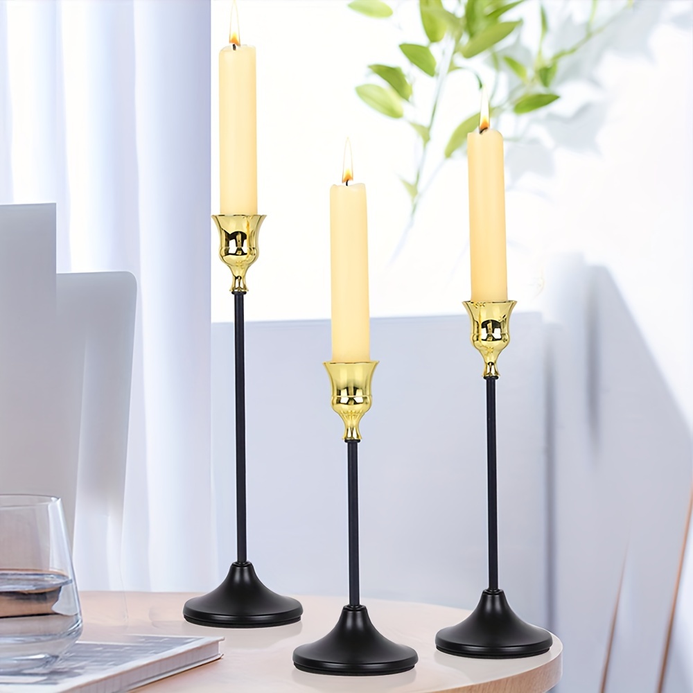 Christmas Candlestick Single Head Metal Candle Holder Candle Stand