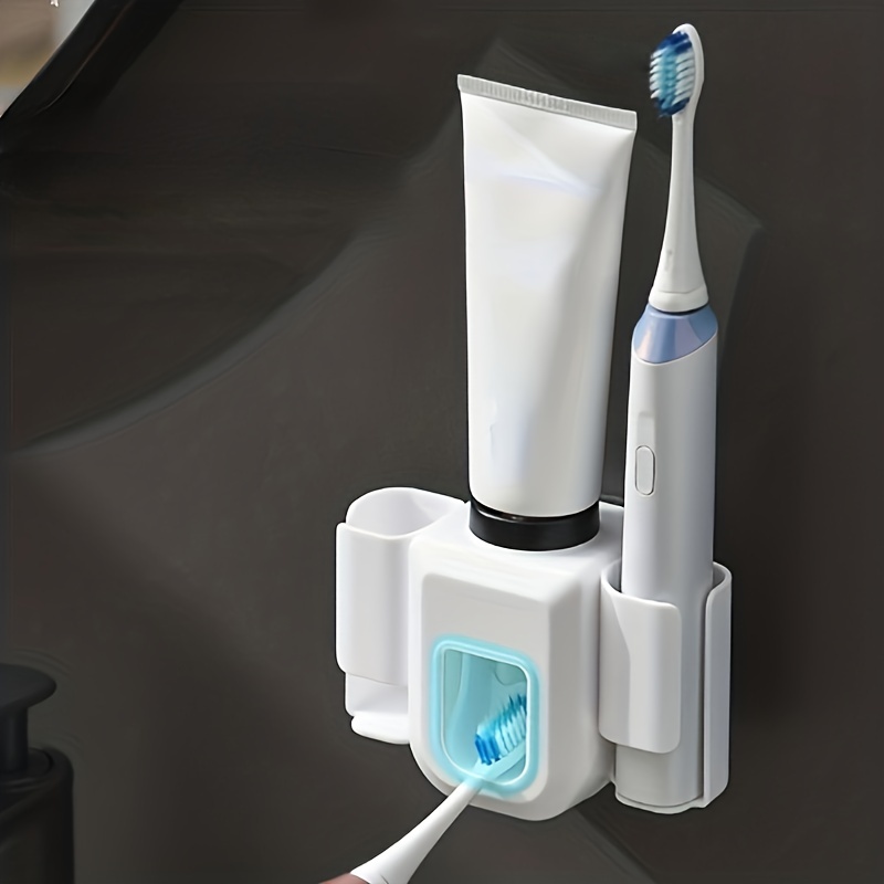 1 pz distributore automatico di dentifricio accessori per il bagno  montaggio a parete pigro dentifricio spremiagrumi