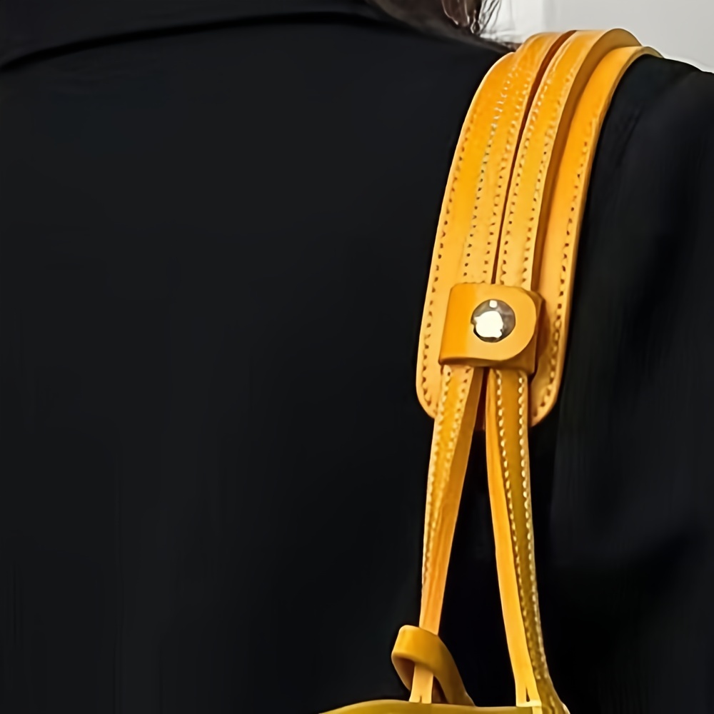 Leather Bag Strap Decompression Shoulder Pads Wide Cowhide Bag Strap  Shoulder Rest Handle Fixing Clip Bag Accessories 