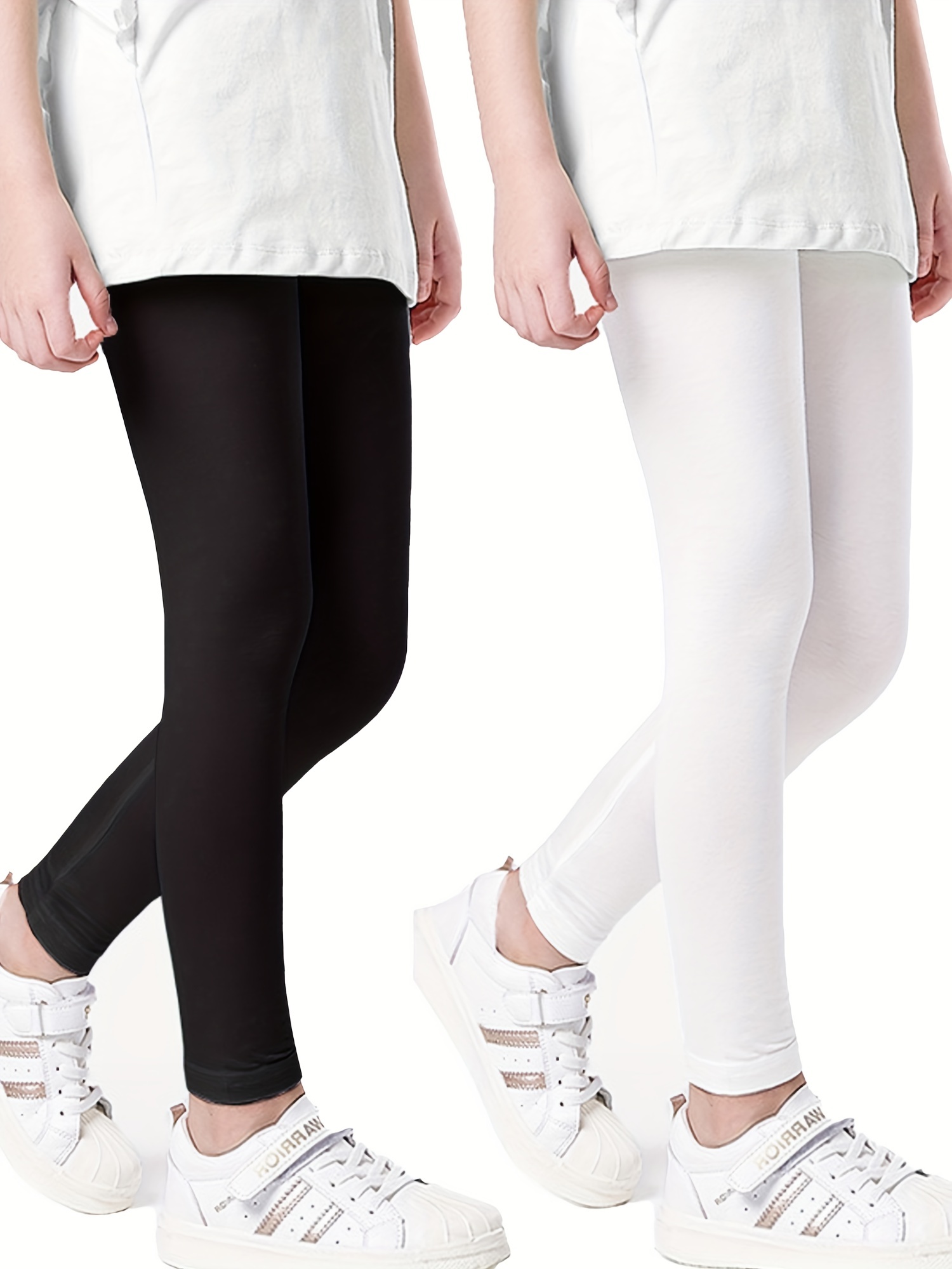 Girls Lightweight Slim Leggings Trendy Activewear Pants - Temu