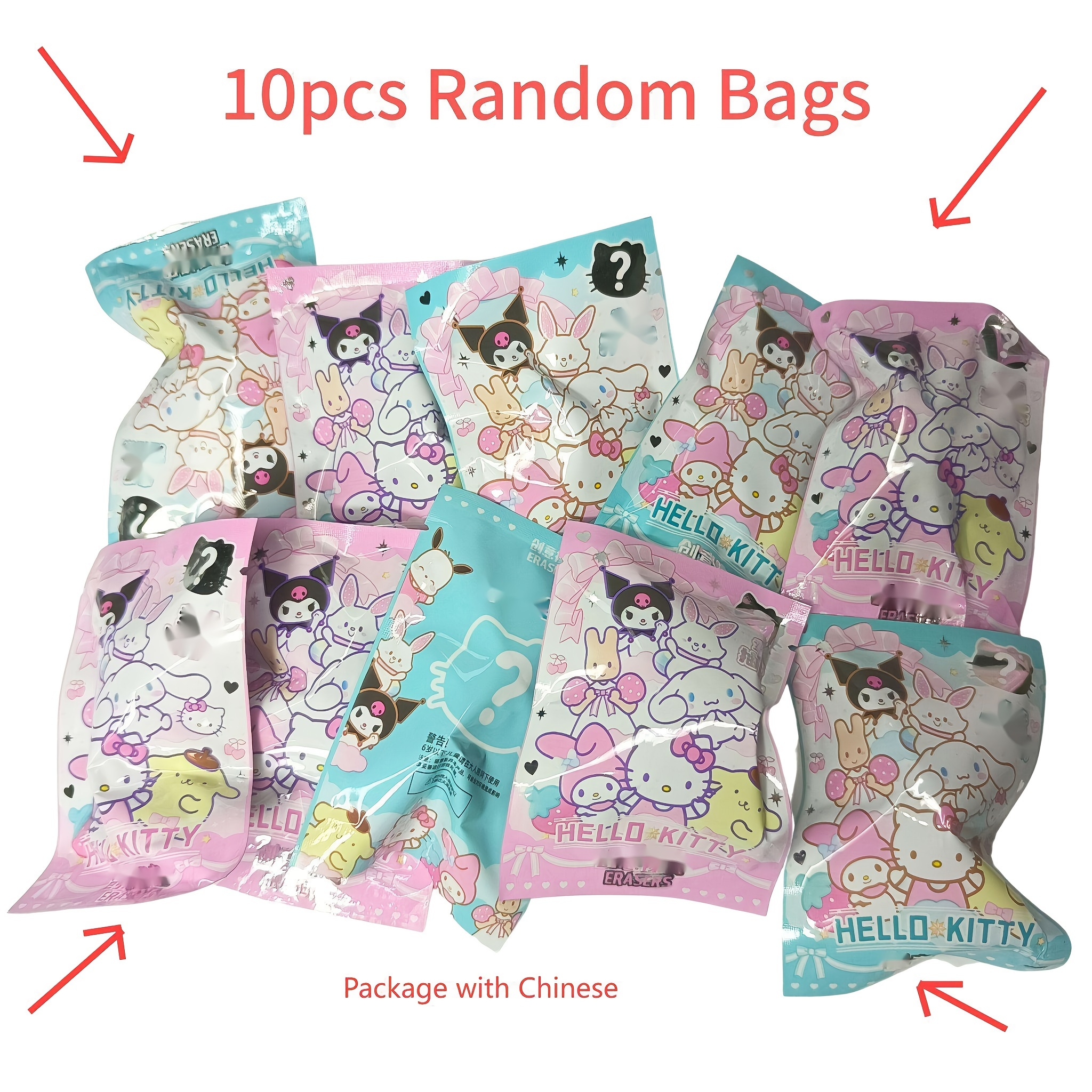 Bags Random Hello Kitty Y2k Melody Kuromi Cinnamoroll - Temu New Zealand