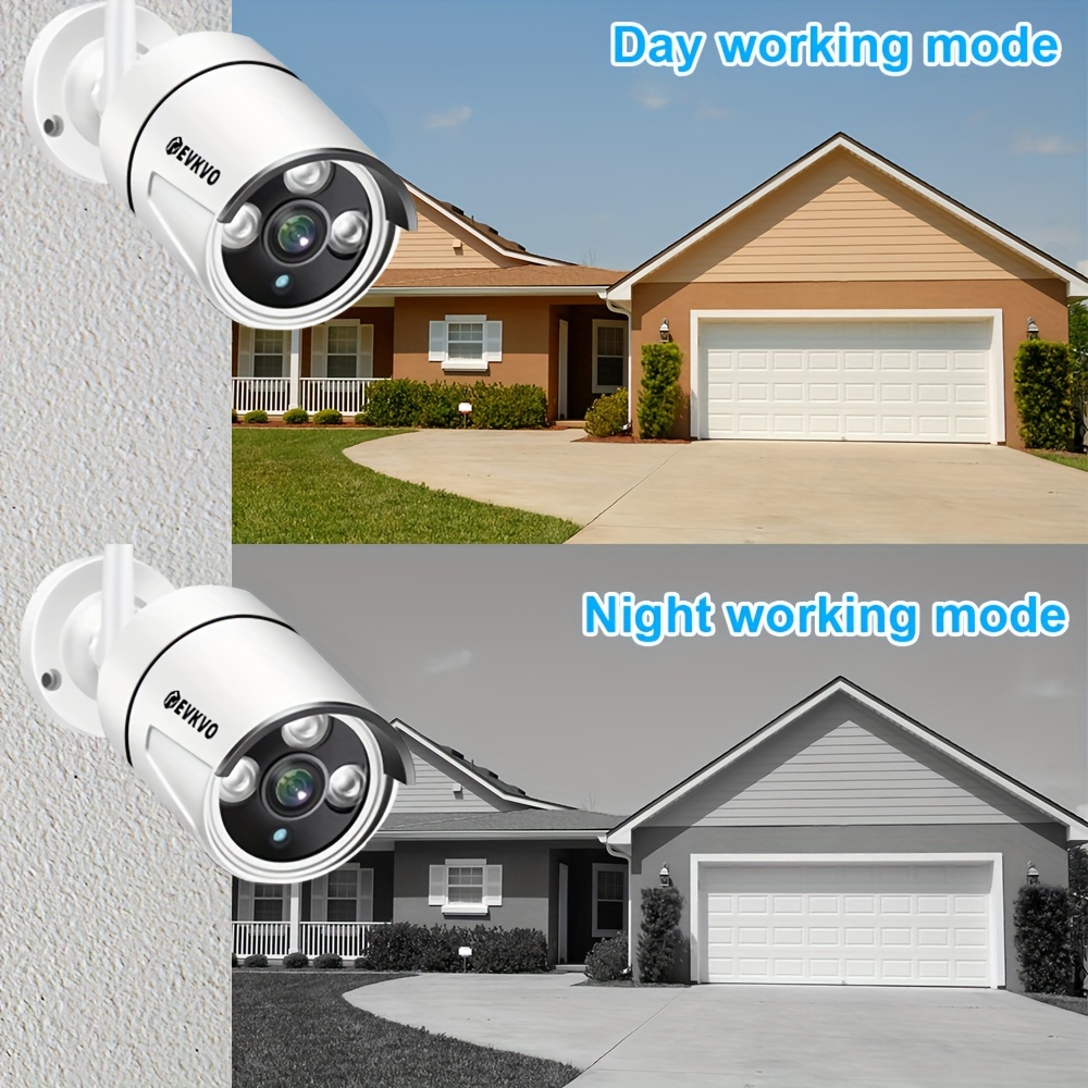 4CH 2MP Wireless Security Cameras Kit Outdoor Waterproof IP Camera  Surveillance CCTV System Set with 10.1' Monitor NVR - China Ai Human  Detection, Support Android/Apple Cell Phone