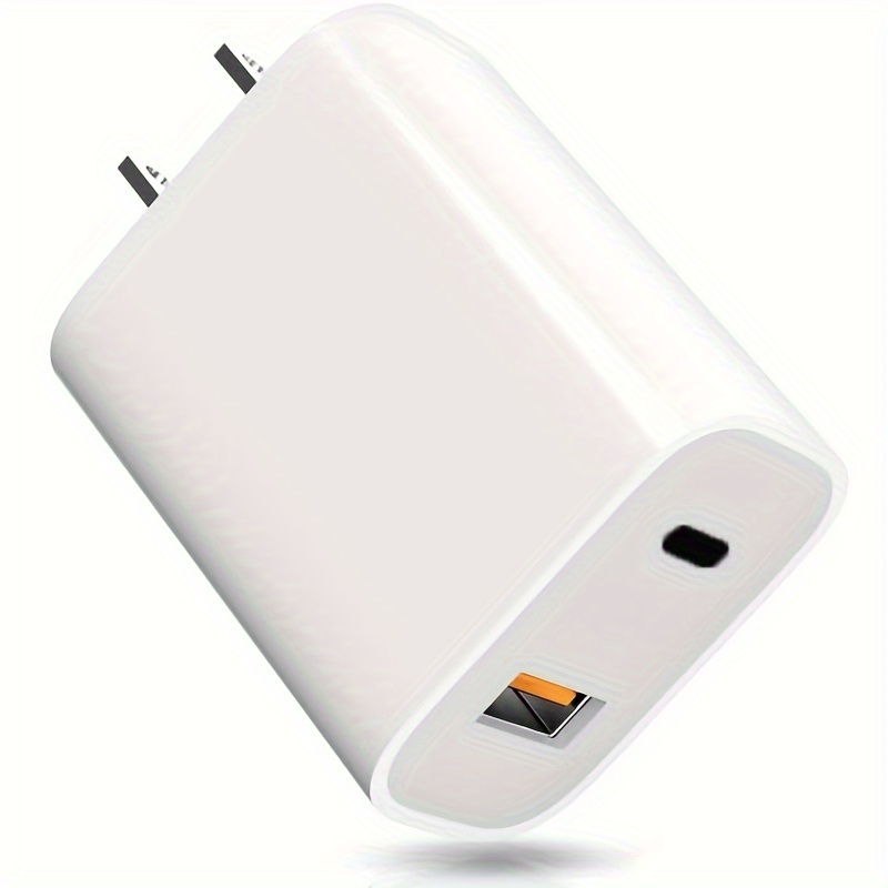 Cargador 25w Carga Rápida Para iPhone 12 13 14 +tipo C Cable Blanco