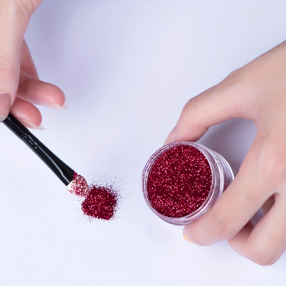 20g Lips Glitter Powder for Lip Gloss DIY Lipgloss Base Gel Tools Lip Gloss  Making Shimmer Face Glitter Makeup Use