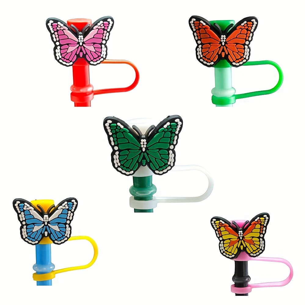 Butterfly Straw Topper Graphic by NatalliaDigitalShop · Creative Fabrica
