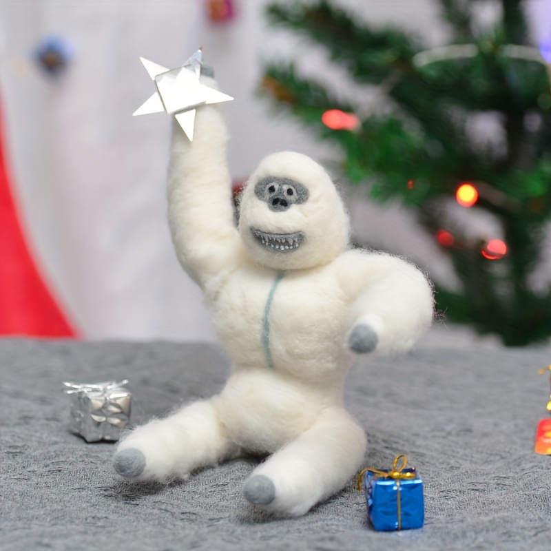 Cute Abominable Snowman Yeti Christmas Ornament