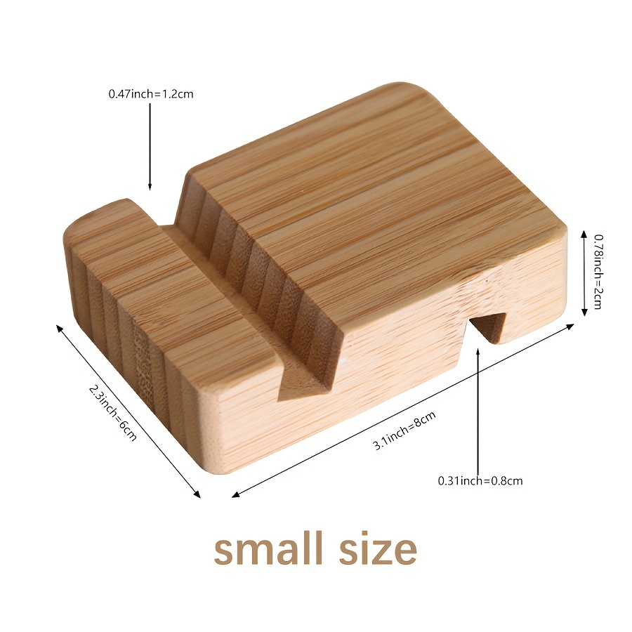 Бамбуковая Подставка Для Мобильного Телефона Настольная - Temu Germany