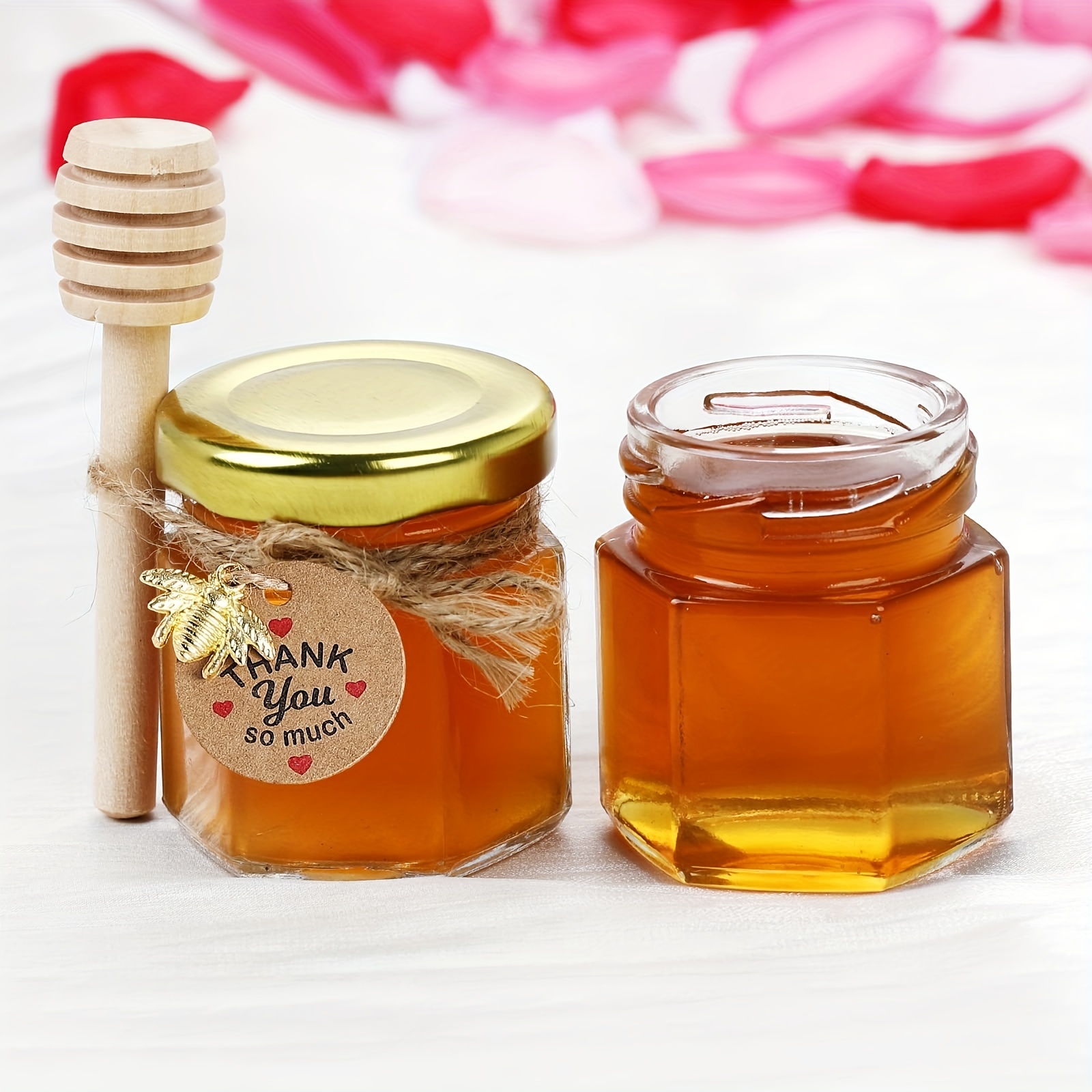  tarro de miel tarro de miel con tapa de vidrio - pote de miel  para almacenar miel y jarabe tarro de miel : Hogar y Cocina