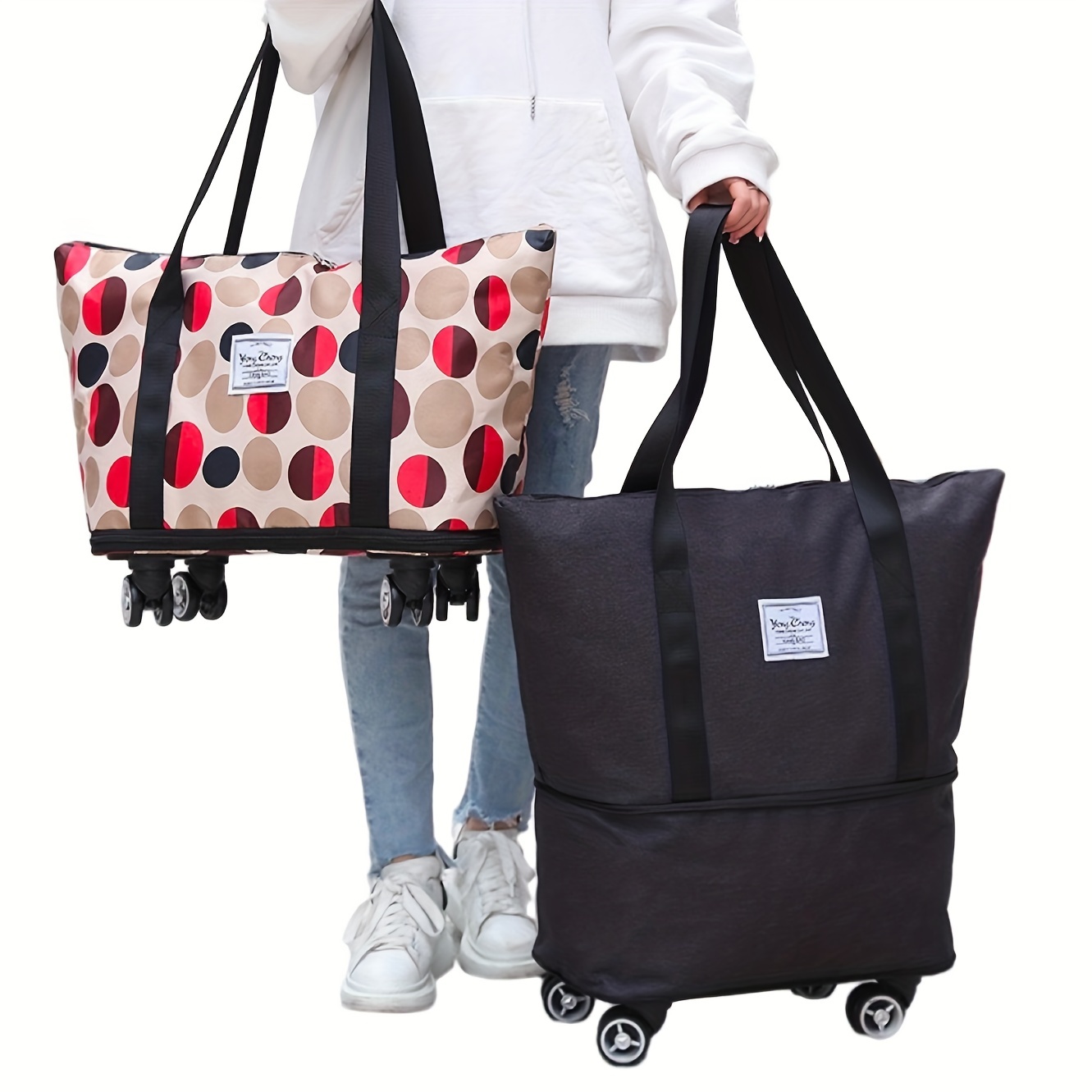 Business Large Capacity Travel Bag Portable Cylinder Folding