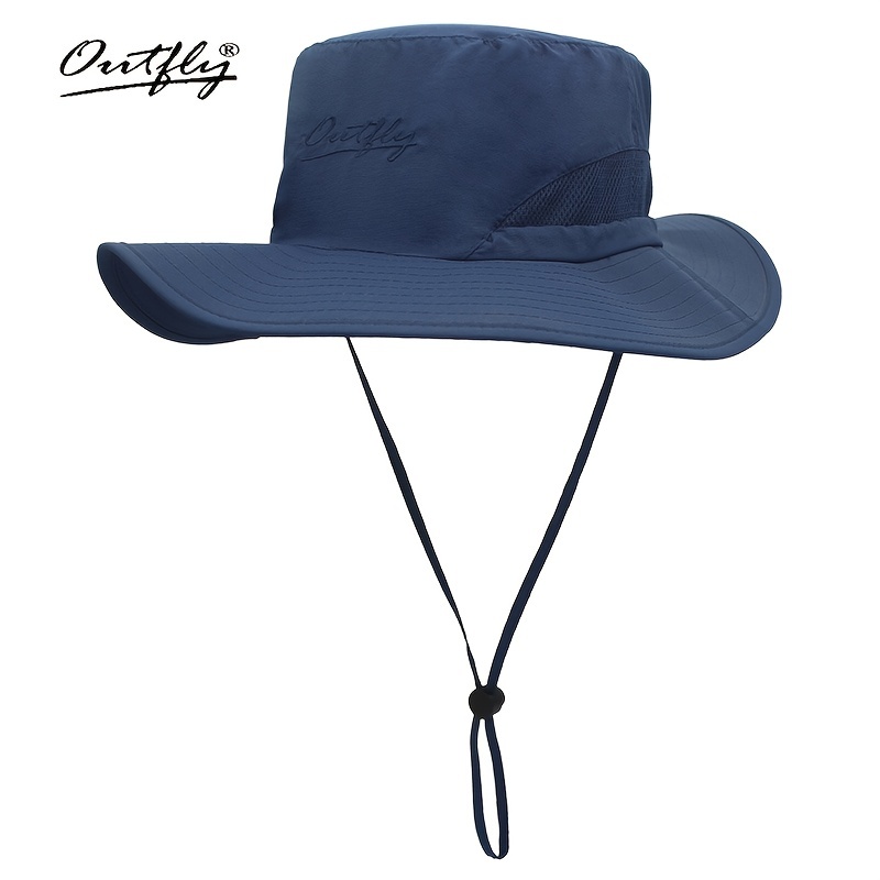 Men Sun Hat, Wide Birm Bucket Hat UV Protection Boonie Hat for Fishing  Hiking Garden Beach