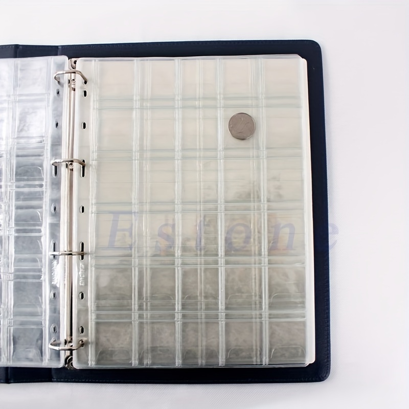 20/30/42 Plastic Grid Coin Album: Money Organizer Collection - Temu Italy