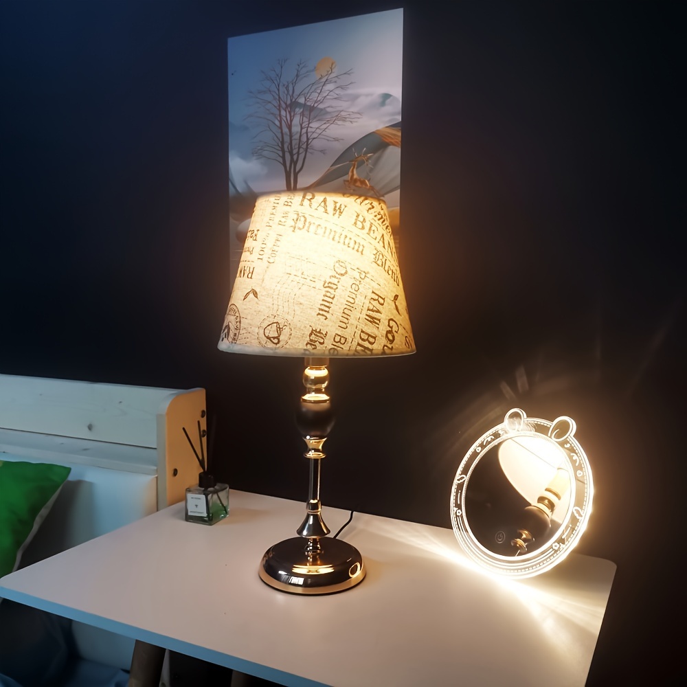 Bedside Table Lamp Creative Warm Romantic American Style - Temu