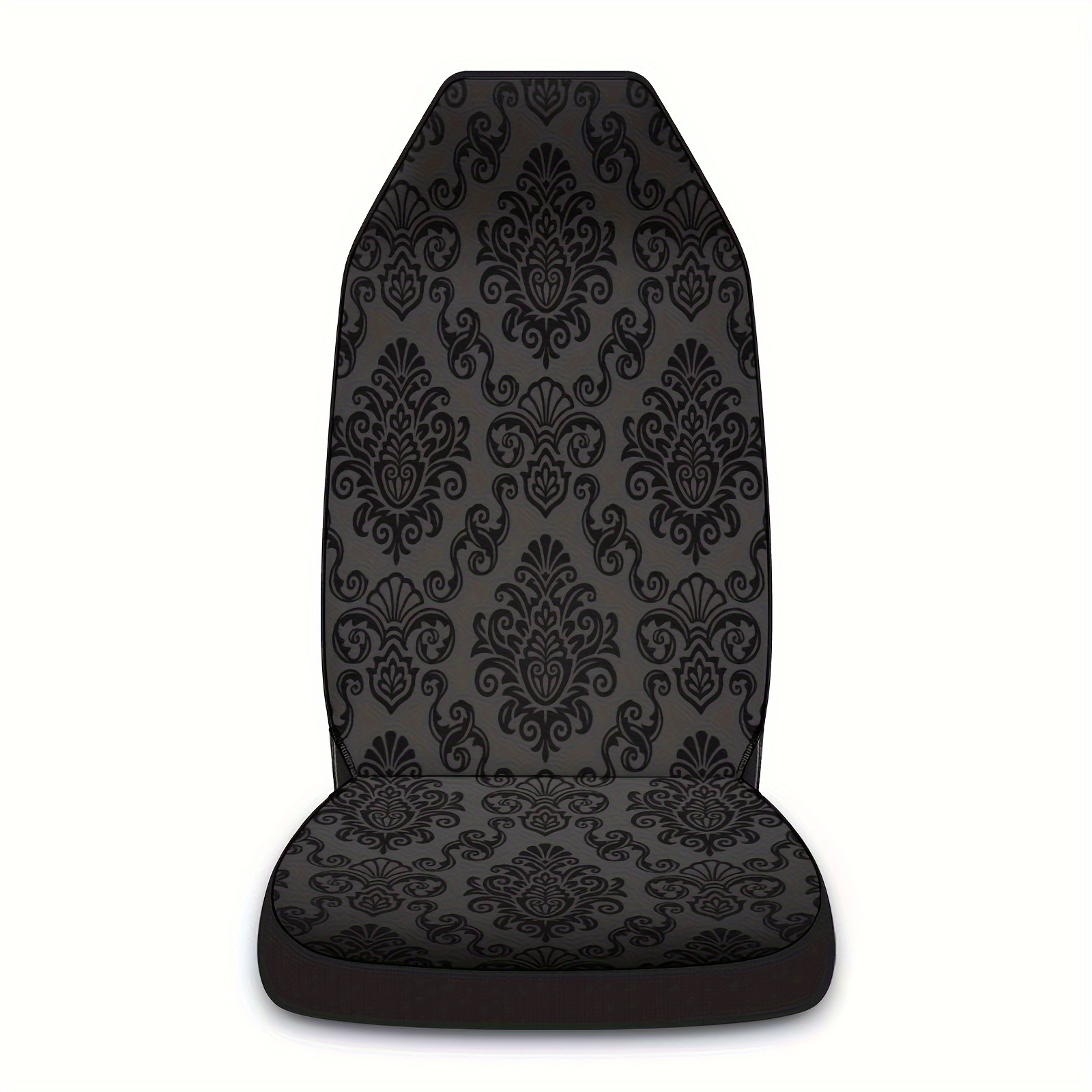TEMU A Universal Single Seat Cover For Cars With An Abstract Floral Pattern