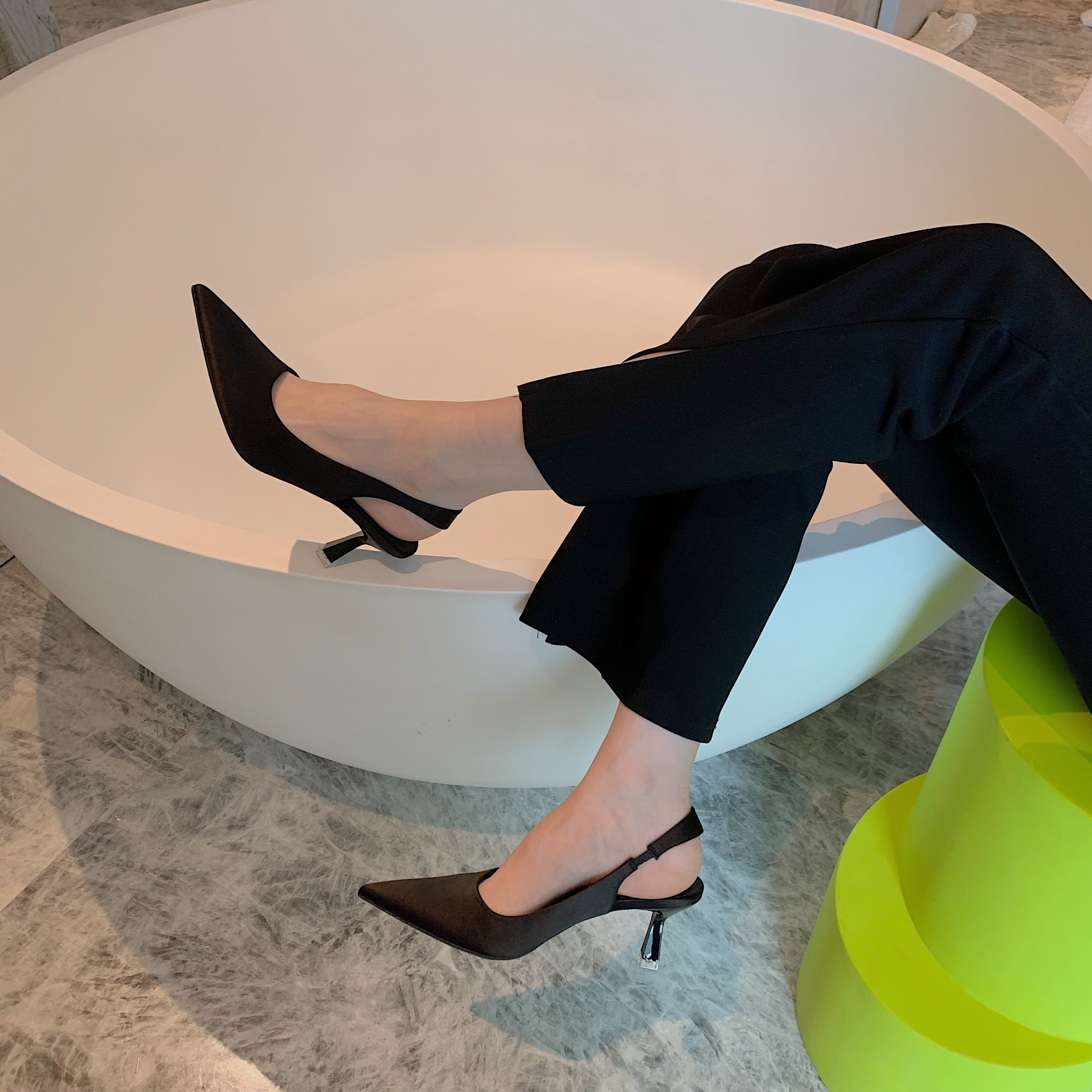 Women's Solid Color Stiletto Heels Elegant Pointed Toe - Temu Philippines