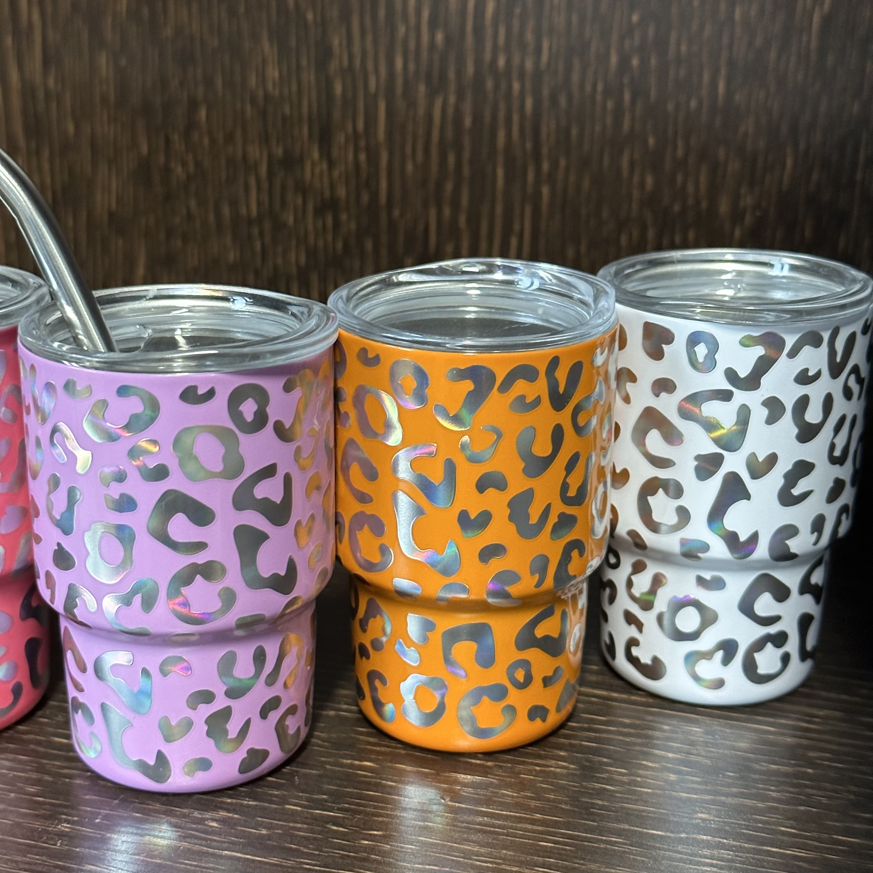 Tumbler Design Shot Cups With Straws, Stainless Steel Shot Glass With Lid  And Straw, Insulated Drinking Cup, For Bar, Pub, Club, Restaurant, Home  Use, Drinkware, Halloween Decor - Temu