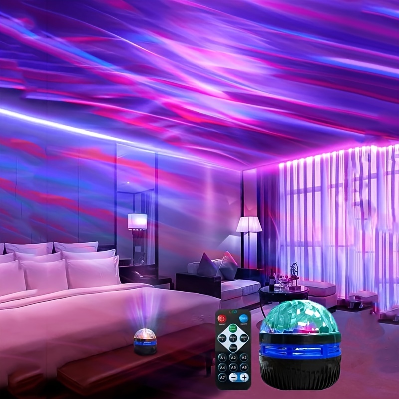 Starry Projector Light 7 Color Patterns Remote Control Led - Temu