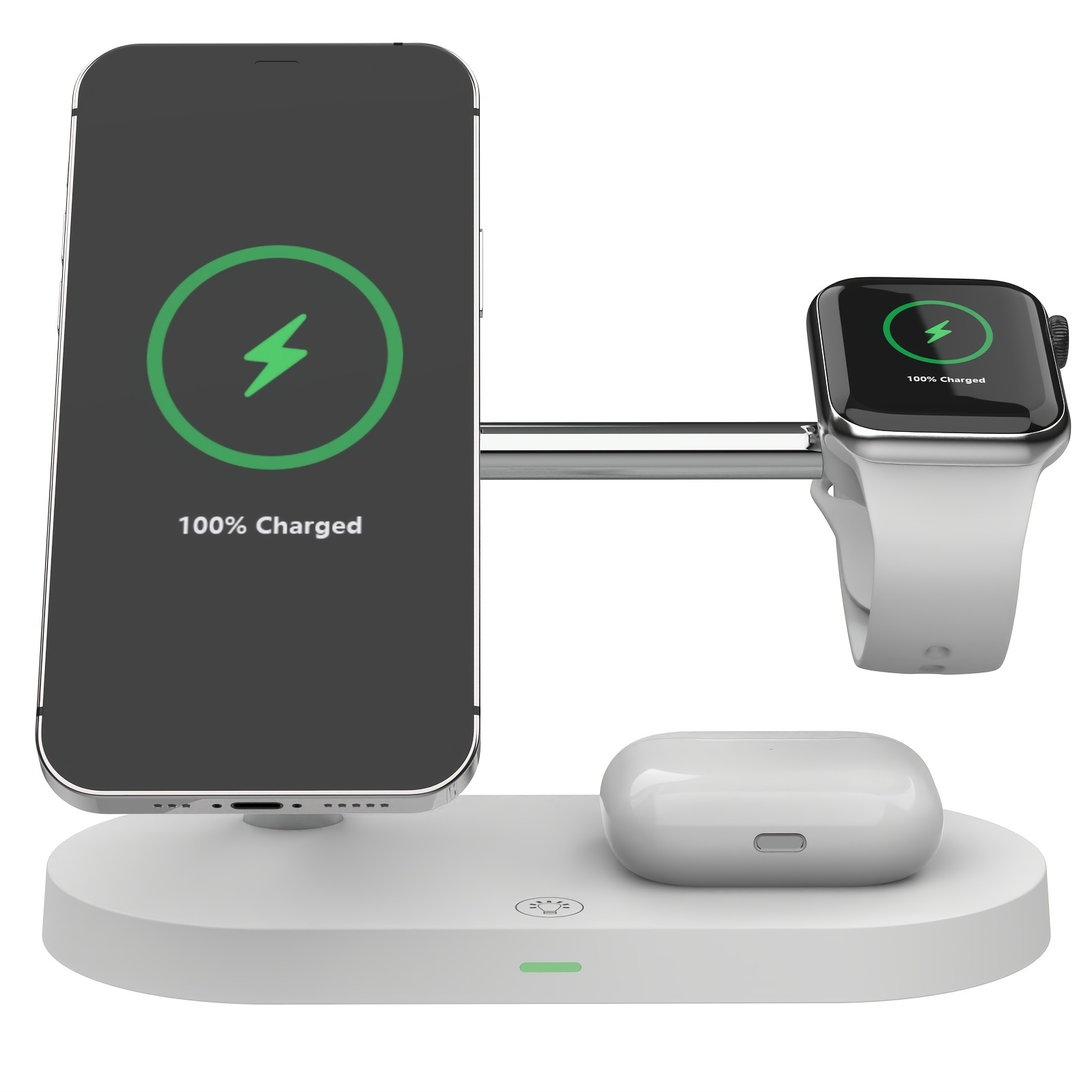 Timess 1 Magnetic Wireless Charger Stand With Night Light - Temu