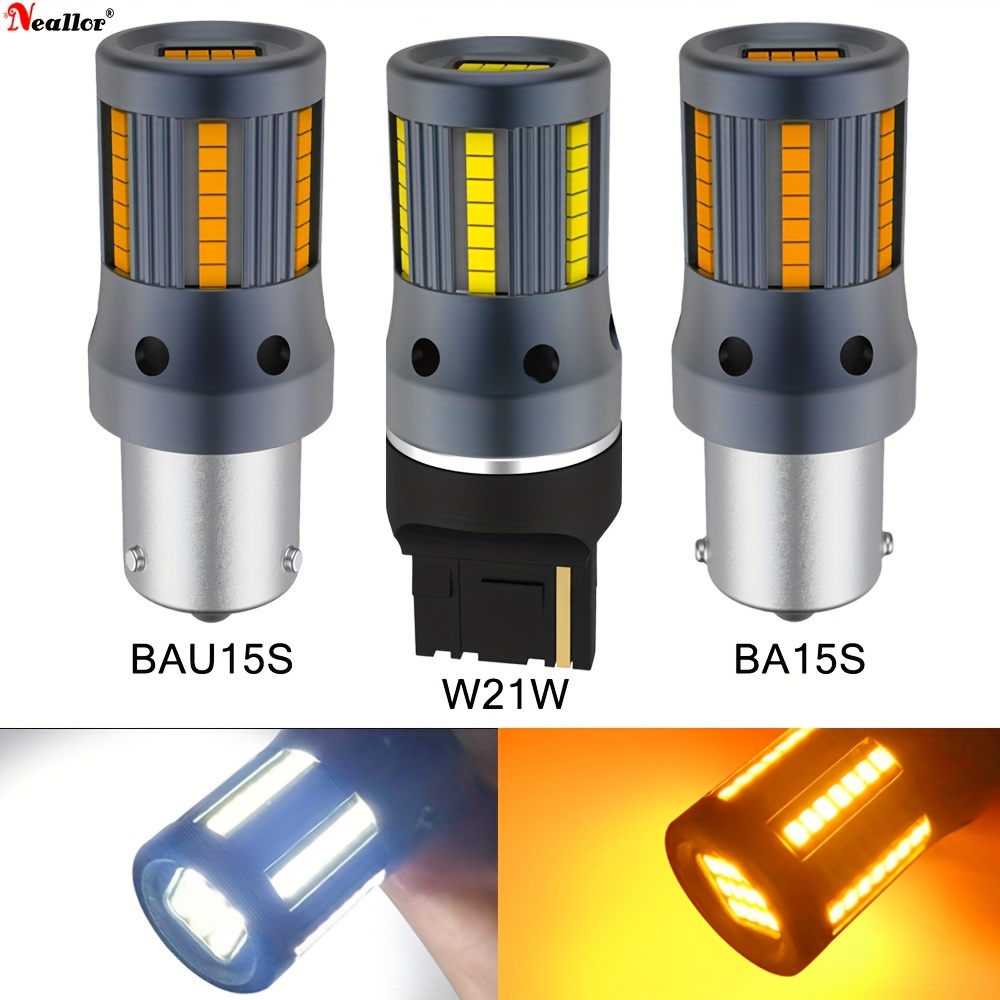 No Hyper Flash Led Bulbs - 66smd Canbus No Error Lamp Turn Signal Light  Amber - Temu United Arab Emirates