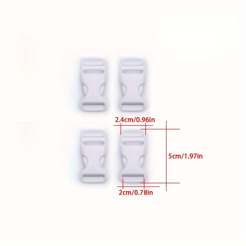 Plastic Buckles Backpack Buckle Ring Accessories Adjustment - Temu