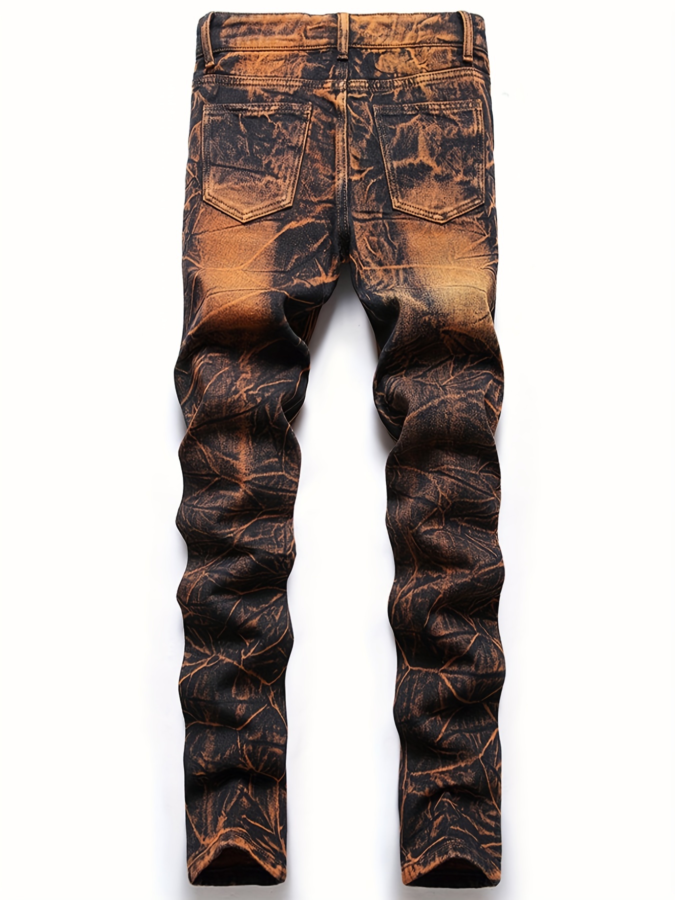 Printed Monogram Tie-Dye Cargo Denim Pant - Men - Ready-to-Wear