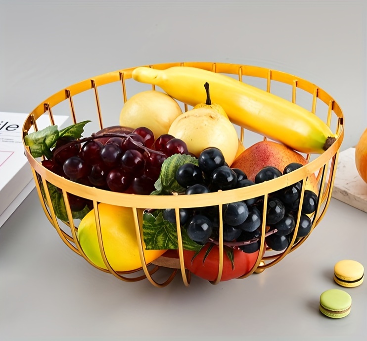 1pc european style light luxury fruit bowl creative living room household fruit basket afternoon tea candy dessert rack snack tray wedding birthday new year spring festival party supplies table ornaments details 1