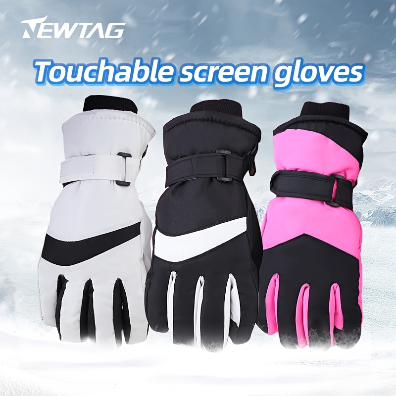 Winter Coldproof Windproof Skiing Gloves Unisex Warm Keeping - Temu