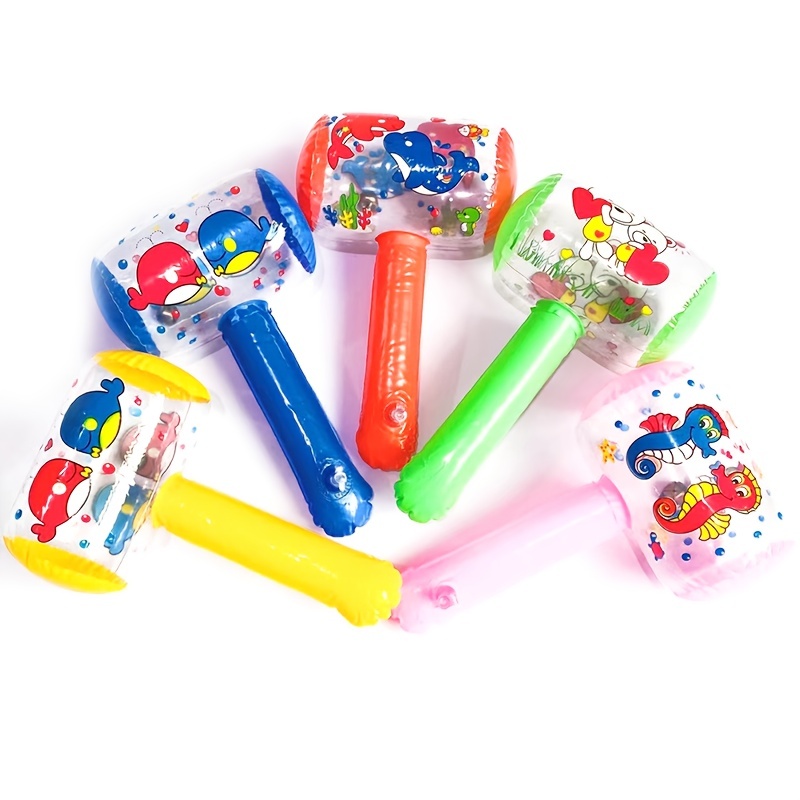 Inflatable Hammer 2pcs Inflatable Hammer Fun Toys Kids Birthday Party  Decorations Favors Pool Bathtub Toys 