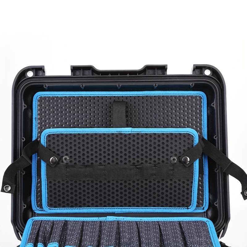 1pc Portable Waterproof Anti-fall Tool Box, Safety Protection Box,  Instrument Equipment Box, Household Multi-functional Hardware Tool Storage  Box, Wea