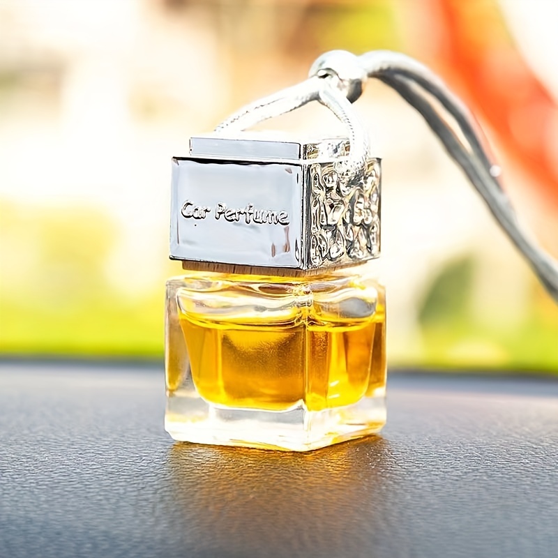 Car Aromatherapy Car Perfume Pendant Empty Bottle Alloy - Temu