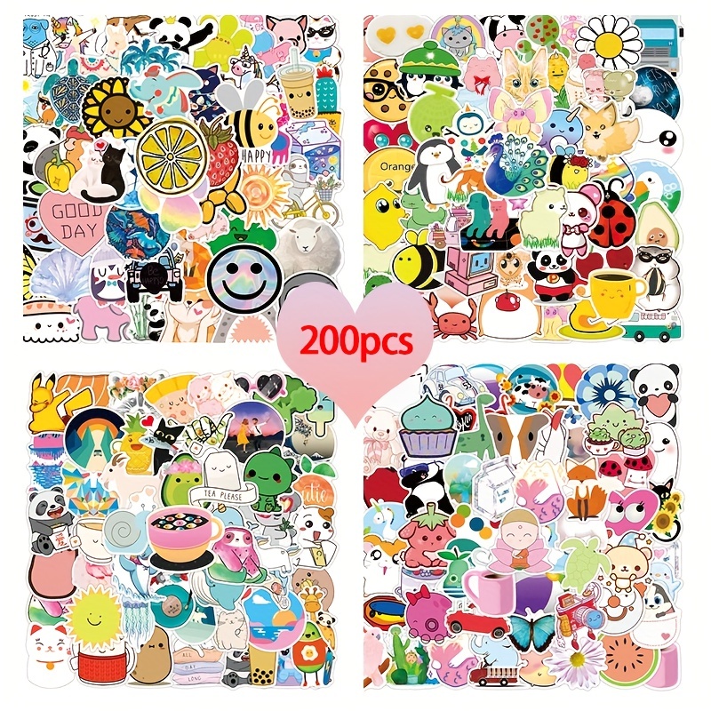 Self-created Small Fresh Stickers Children's Stationery Luggage Mobile  Phone Case Scooter Notebook Stickers - Temu United Arab Emirates
