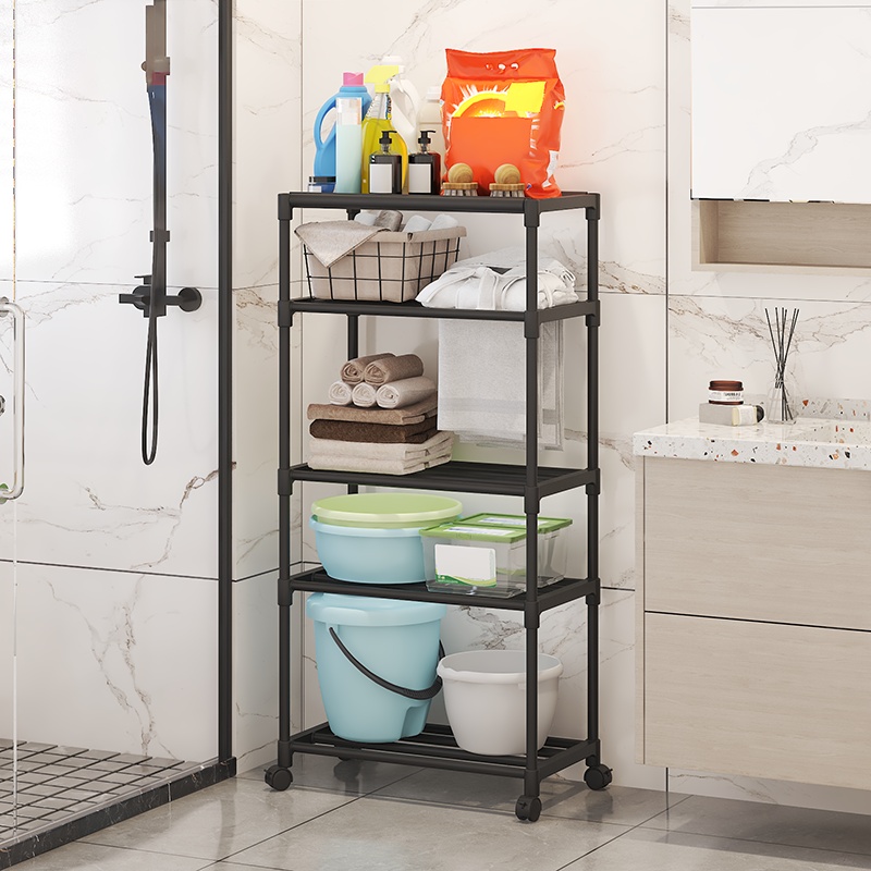 Kitchen Bathroom Under Sink Organizer Retractable Stainless Steel  Adjustable Storage Rack Sundries Shampoo Shelf Space Saving