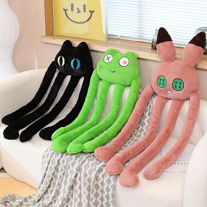 Juguetes de peluche de gato para niños y niñas, peluches suaves y largos de  50/70cm