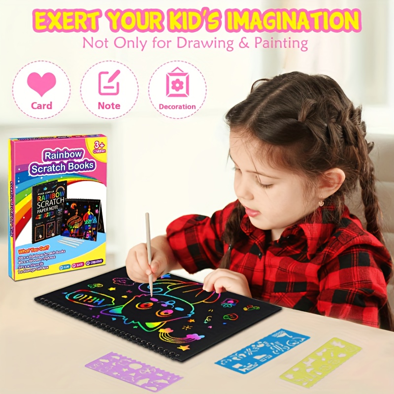 magic rainbow  scratch art kit – Campbells2