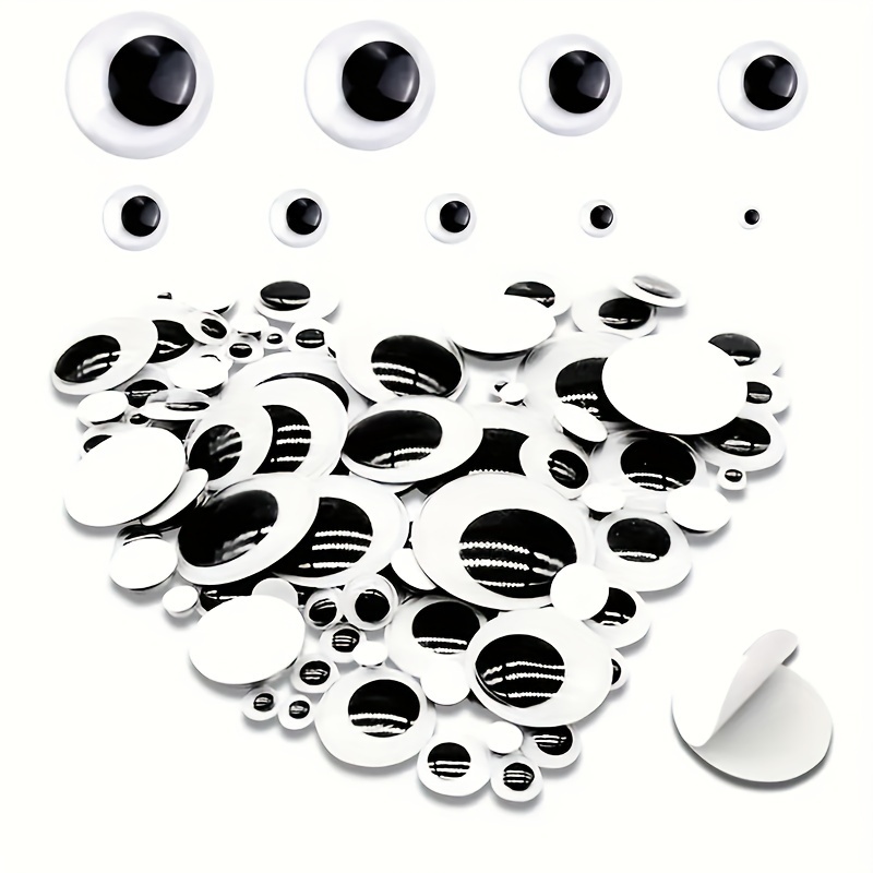 1000pcs Eye Stickers + 500 Pairs Of Self-adhesive Eyes For Diy Art