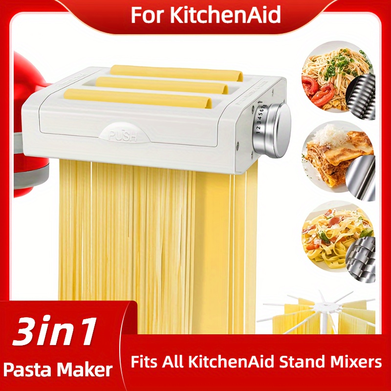 Pasta Noodle Cutter - Multi-function Stainless Steel Roller Cutter Shredder  Spice Noodles Slicer, Check Out Today's Deals Now