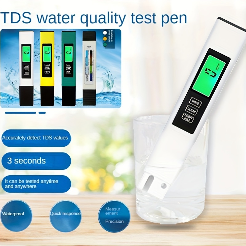 Activité-Stylo de test de qualité de l'eau trois-en-un pH EC Temp
