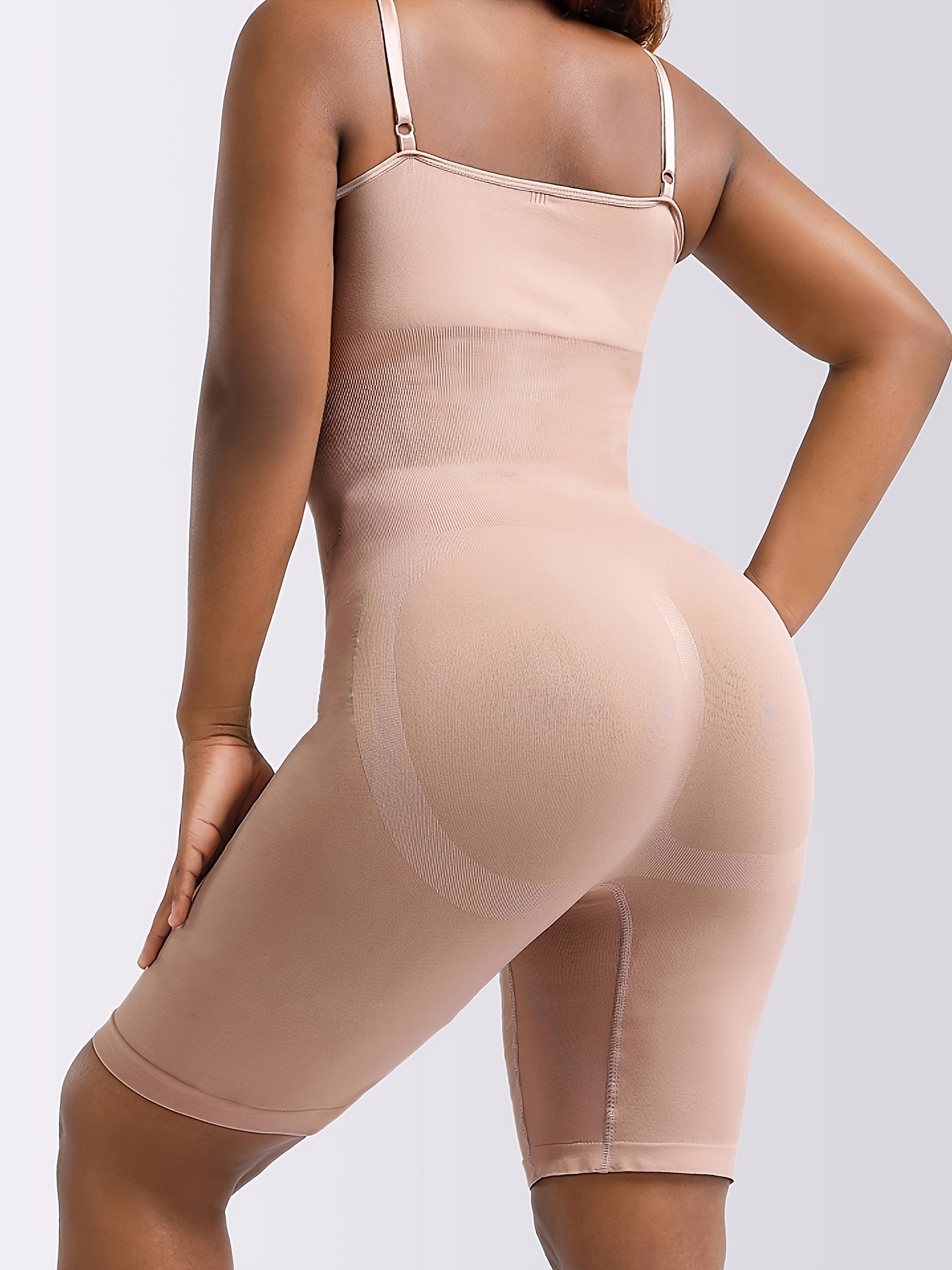 Seamless Solid Shaping Bodysuit Tummy Control Butt Lifting - Temu