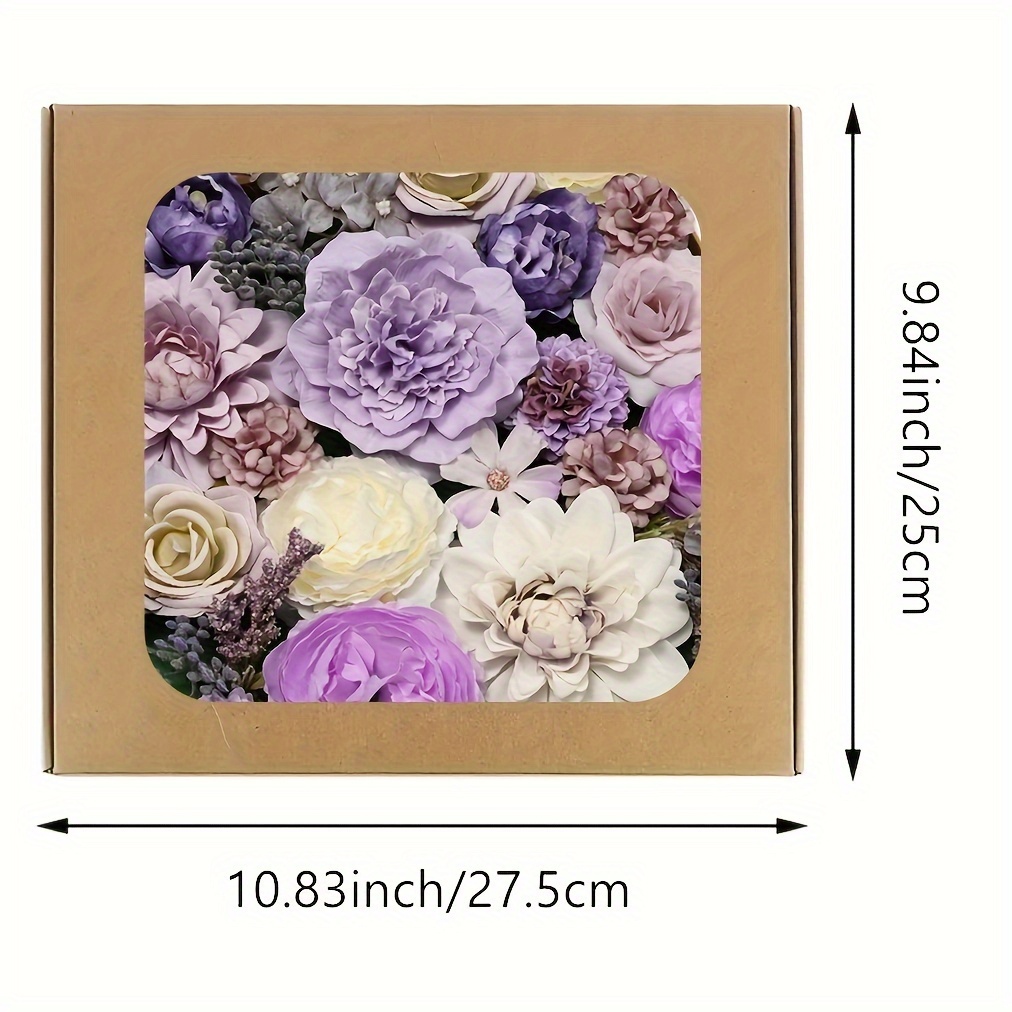 1pc artificial flower set diy center piece decoration for weddings bridal bouquets tables chairs candlesticks baby showers cakes flowers homes festivals and parties