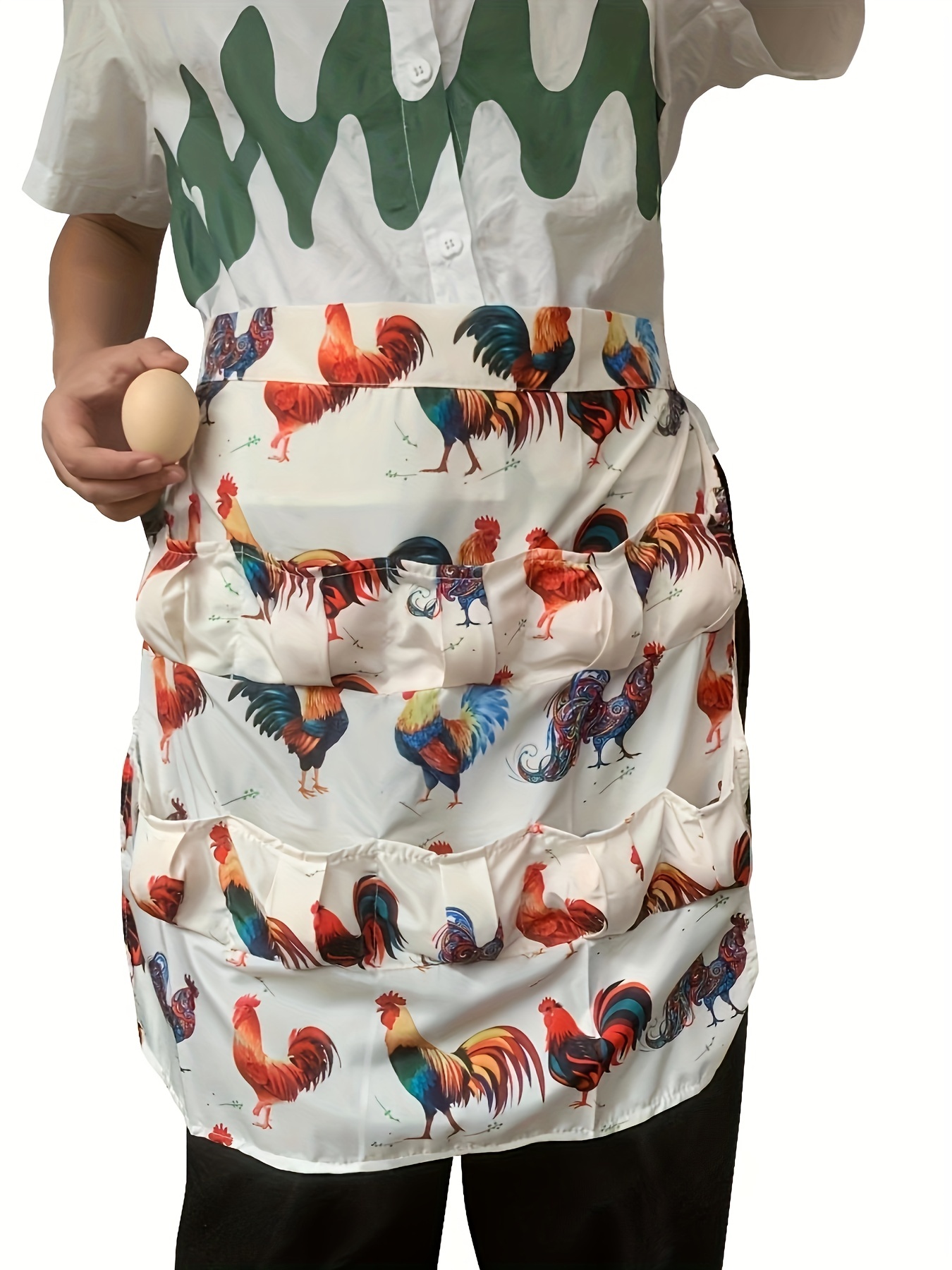  Egg Apron For Collecting Eggs, Egg Collecting Apron With 12  Pockets-Stylish Apron For Fresh Egg Collection. (Color : Colorful-A) : Home  & Kitchen