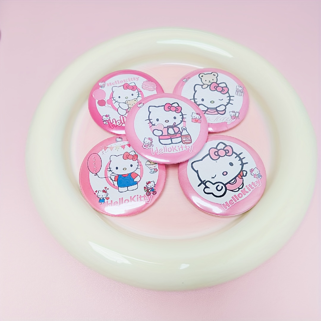 Button Hello Kitty and friend ( Sanrio ) Brooch Tinplate badge