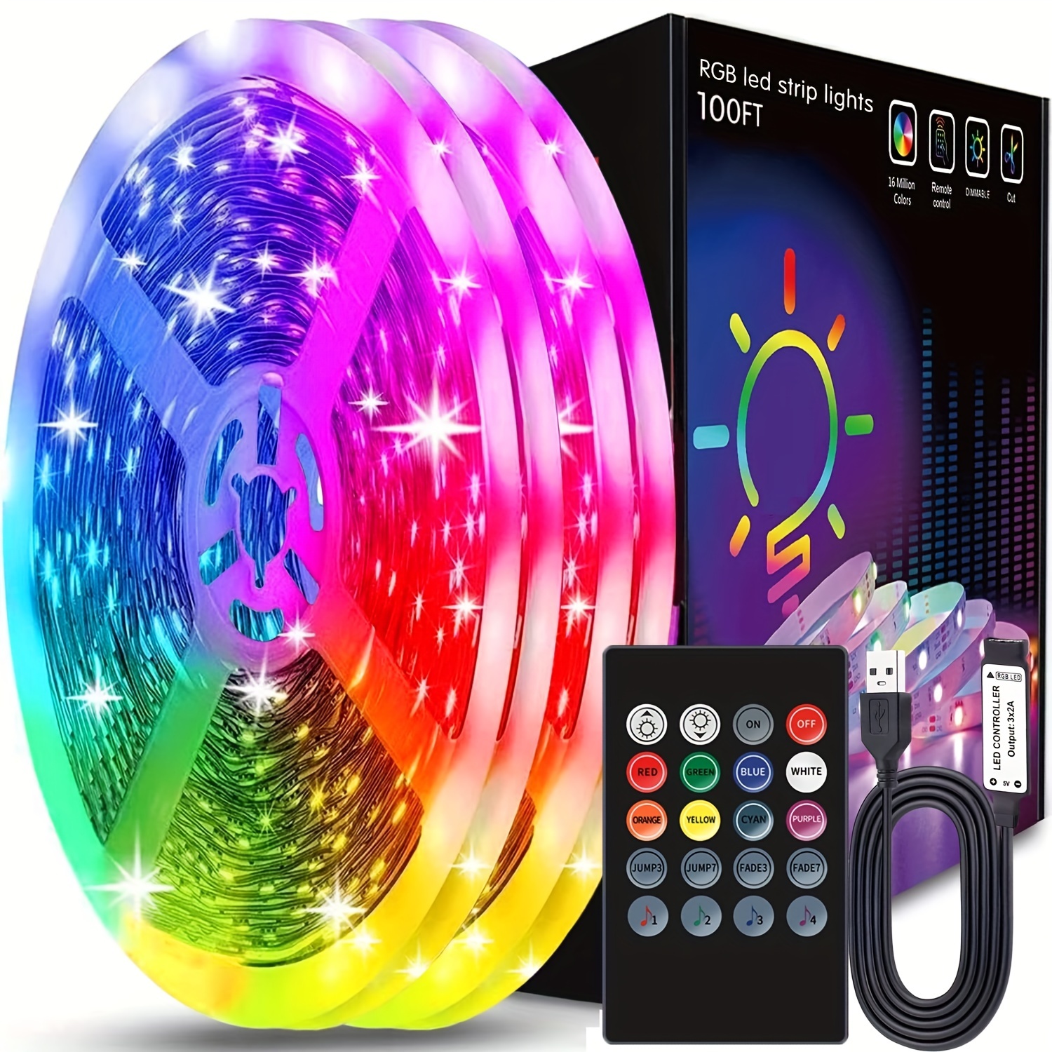 YSY Firework 5V USB Led light Strip Color Changing RGB Remote App Control  Bluetooth Led light Strip for KTV Home Shop Decor Part