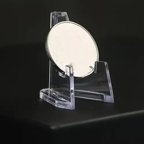 5PCS 4cm espositore per monete in acrilico scatola trasparente scatola di  protezione per medaglie Commemorative scatola di protezione per monete
