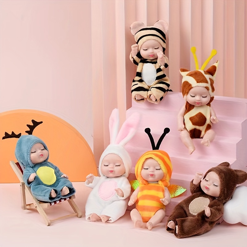 Conjunto de ropa para Mini bebé Reborn, Kit de muñeca de vinilo de 9  pulgadas, accesorios para muñecas - AliExpress