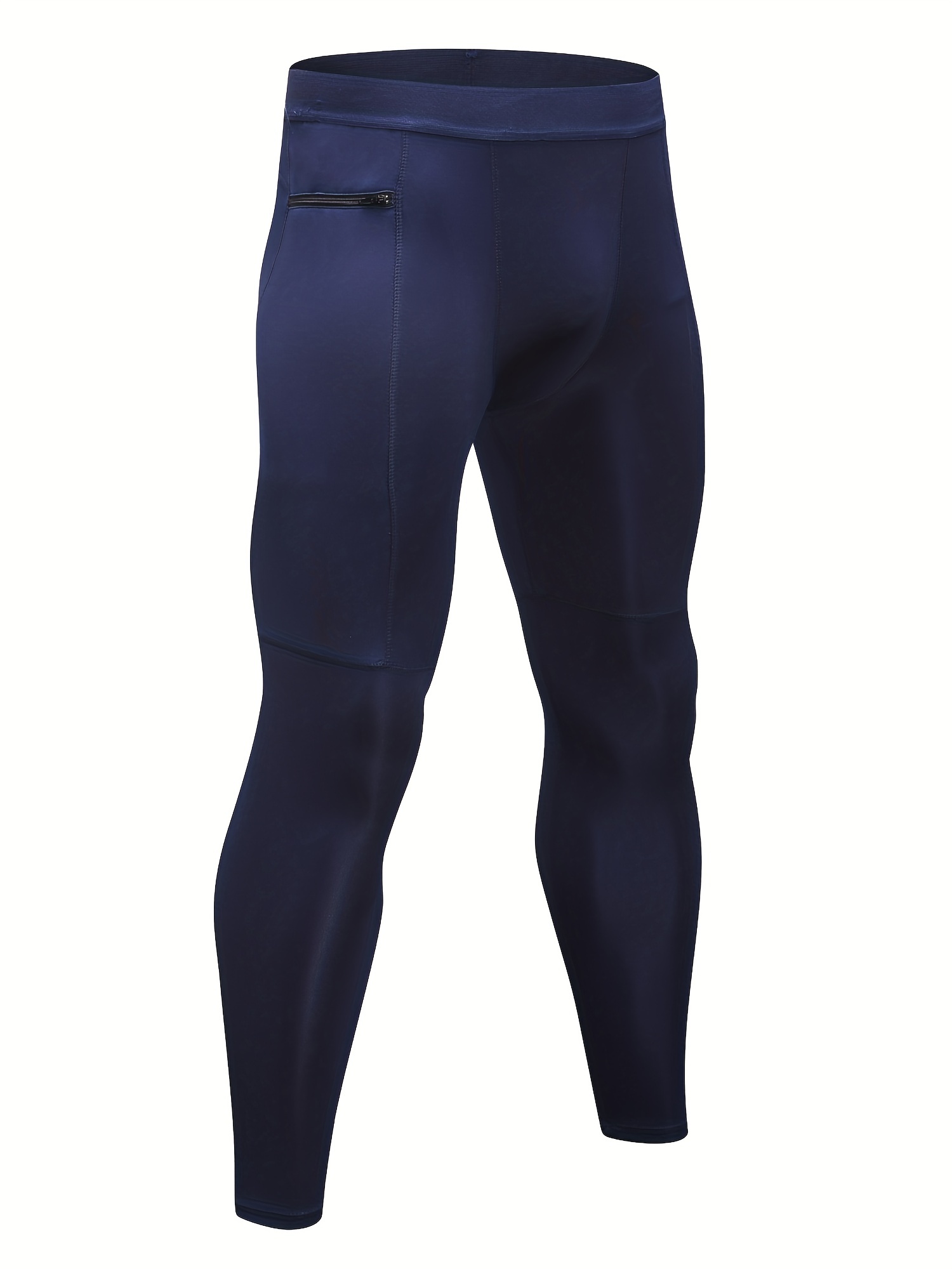 Men Running Tights Shorts Pants Sport Clothing Soccer Leggings Compression  Fitness Football Basketball Tights Zipper Pocket 2pcs - Running Pants -  AliExpress