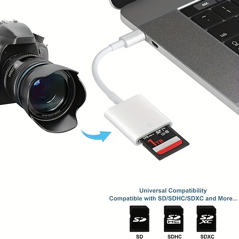 USB-C Type-C to SD-Card Camera Reader Adapter for Apple For Macbook Pro 