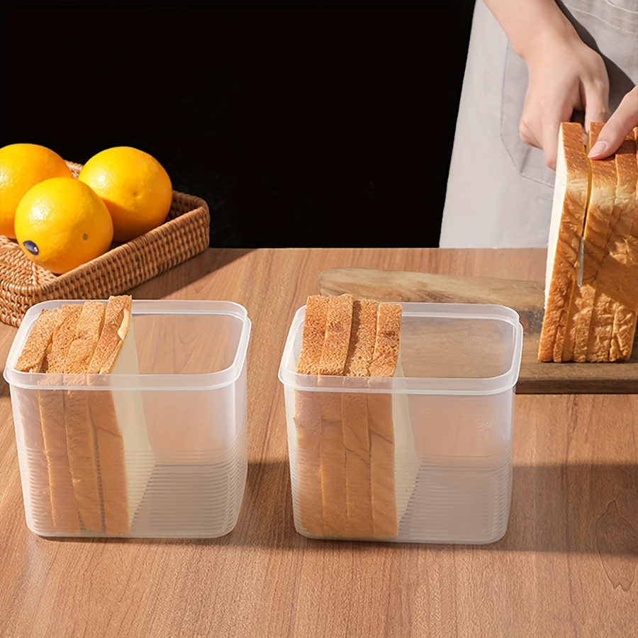 Plastic Storage Box Bread Boxes Food Storage Containers Bread