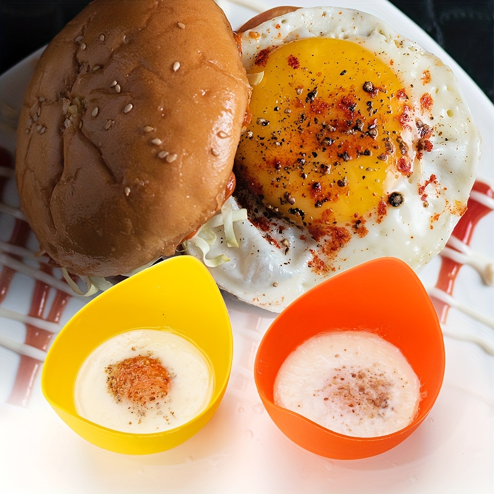 Egg Cooker Egg Poacher Mold 2 Cavity Egg Poacher Microwave - Temu