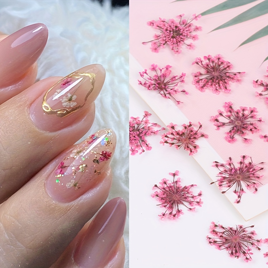 Natural Mix Dried Flowers Nail Decorations Jewelry Natural Floral Leaf  Stickers 3D Nail Art Designs Polish Manicure Accessories | Fruugo BH
