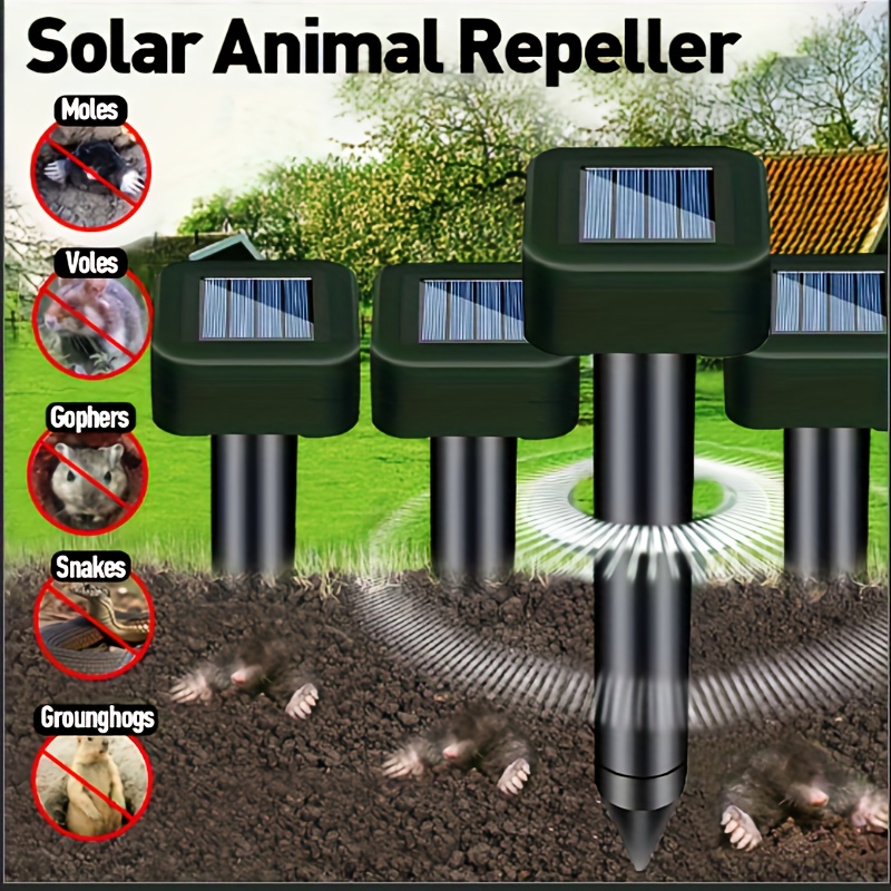 2 Stück Solarbetriebener Nächtlicher Tiervertreiber Um - Temu Germany