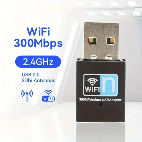 Adaptateur Wifi Usb 1200 Mbps Double Bande 2,4 Ghz/300 Mbps 5,8